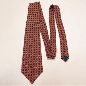 Tommy Hilfiger Red Men’s 100% Silk Neck Tie